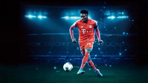 Villarreal Spain 06th Apr 2022 Soccer Champions League Villarreal FC   Bayern Munich knockout round quarterfinals first leg at Estadio de la  Ceramica Alphonso Davies of Munich warms up Credit Sven HoppedpaAlamy